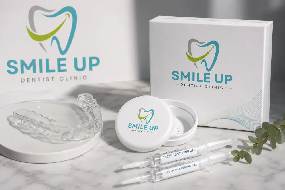 ערכת Smile Up עם סדים וחומרי הלבנה